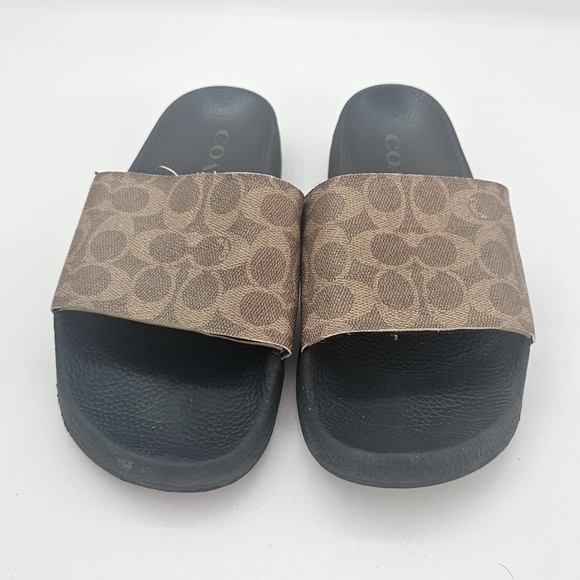 Coach Udele Sport Slide Sandals Women's 10 Signature Canvas - Picture 7 of 11